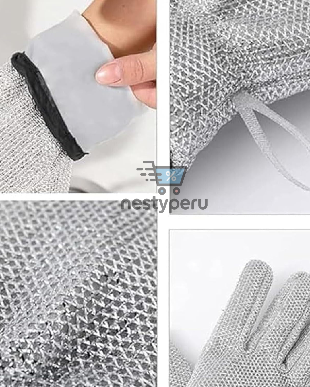 GUANTES DE ALAMBRE MULTIFUNCIONAL PARA COCINA