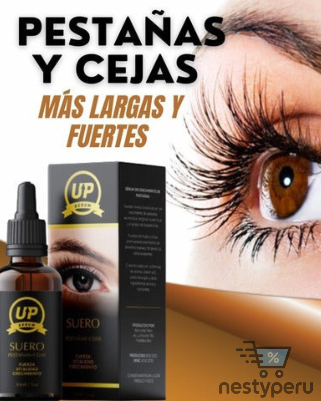 Serum Up De Cejas y Pestañas