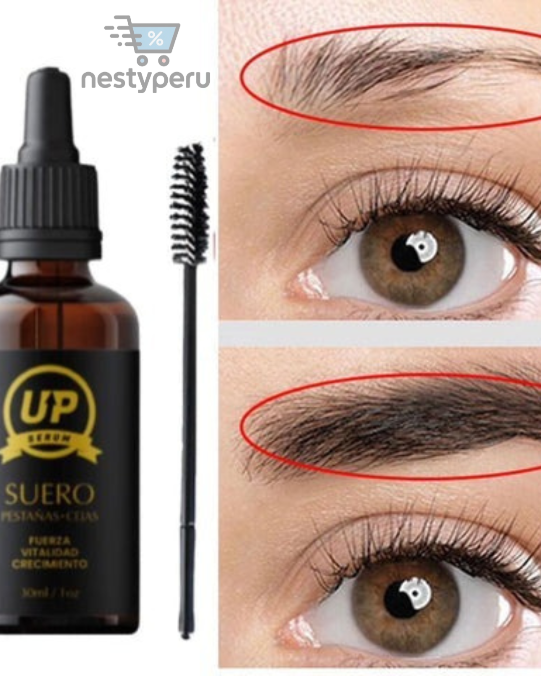 Serum Up De Cejas y Pestañas