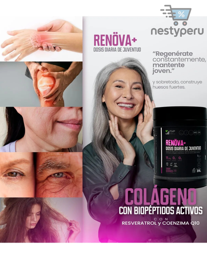 COLÁGENO RENOVA + BIOPÉPTIDOS ACTIVOS 315 gr